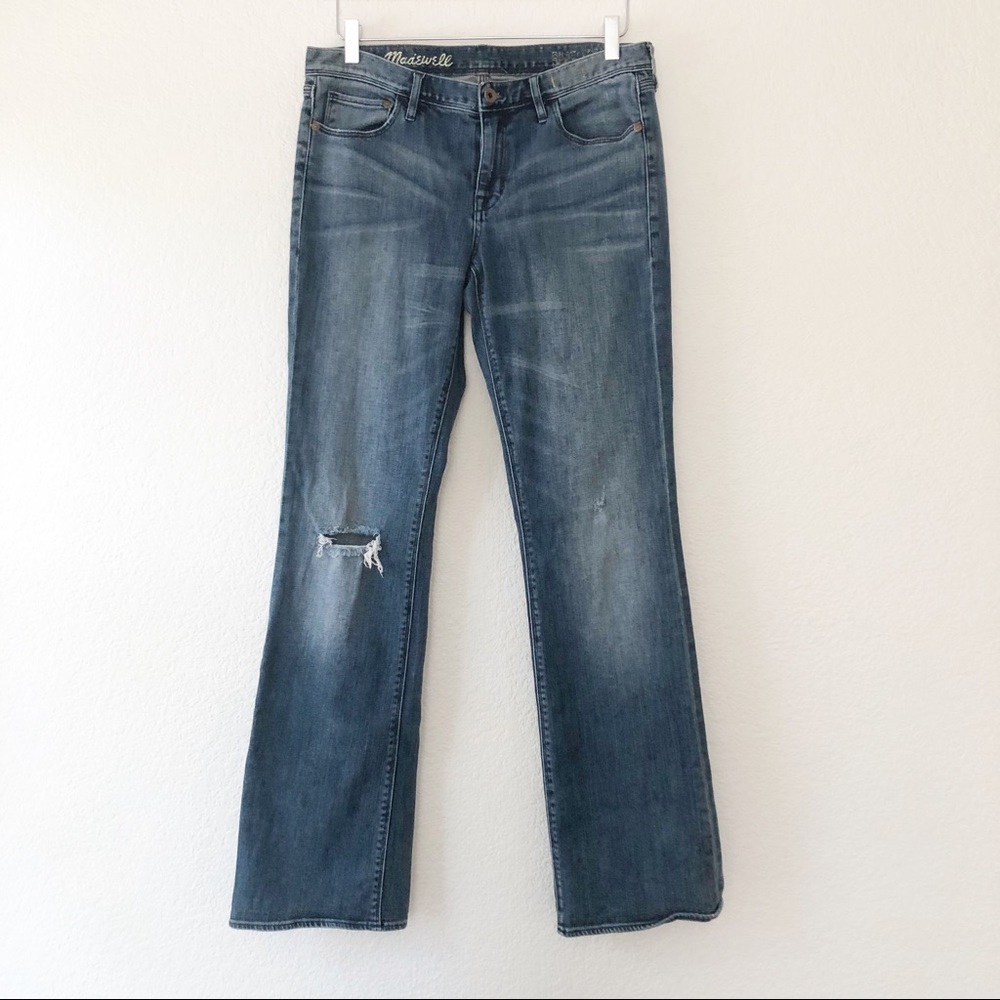 Madewell men’s distressed bootlegger jeans